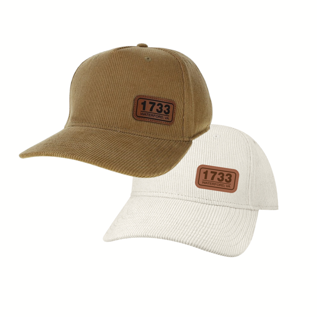 1733 Brown Corduroy Hat - Image 2