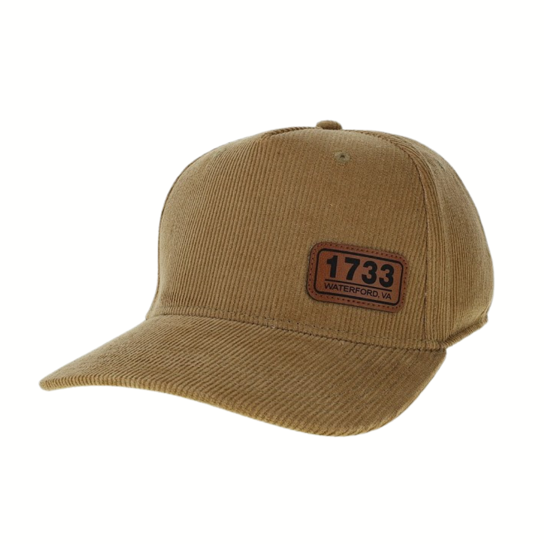 1733 Brown Corduroy Hat
