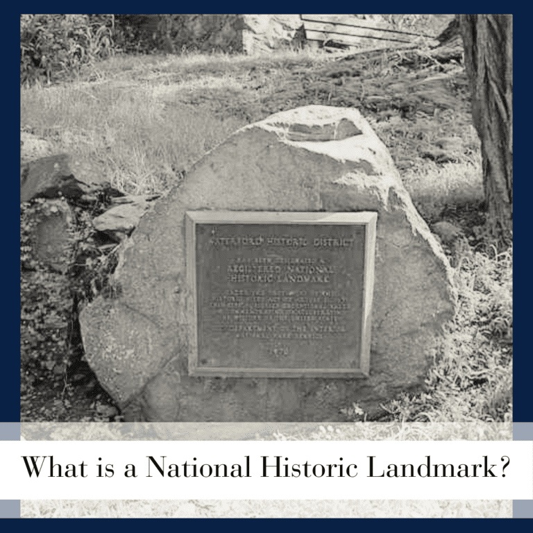 What is a National Historic Landmark?