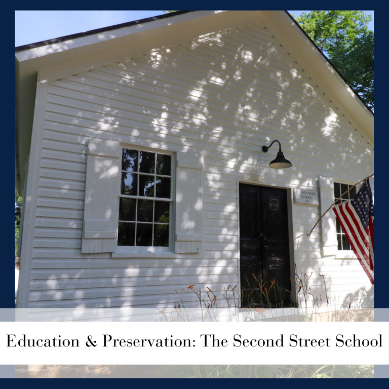 Education & Preservation: The Second Street School
