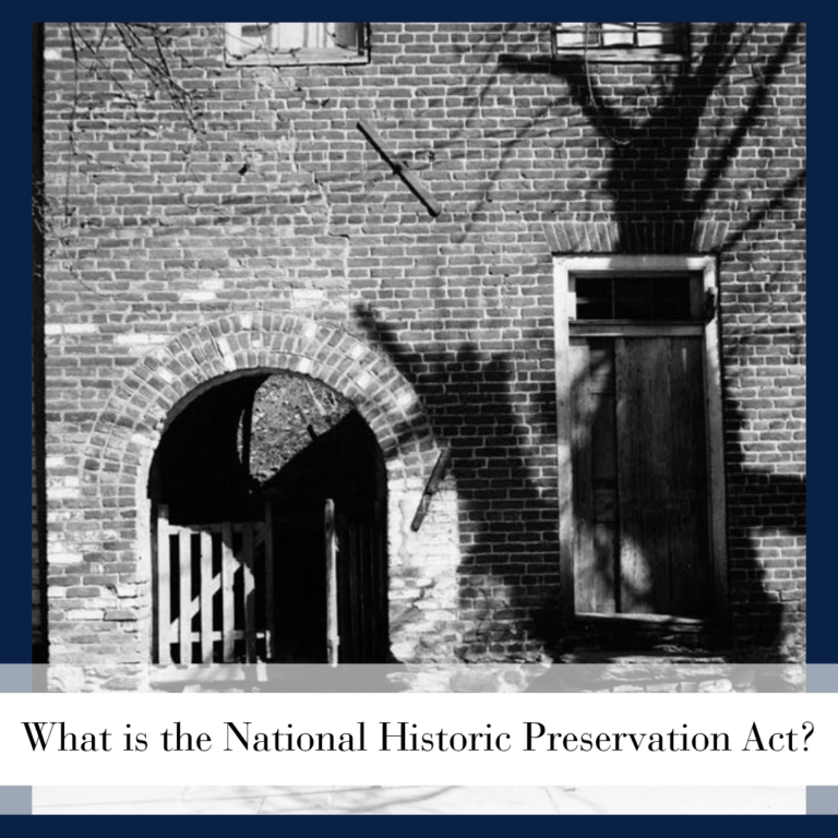 What is the National Historic Preservation Act?